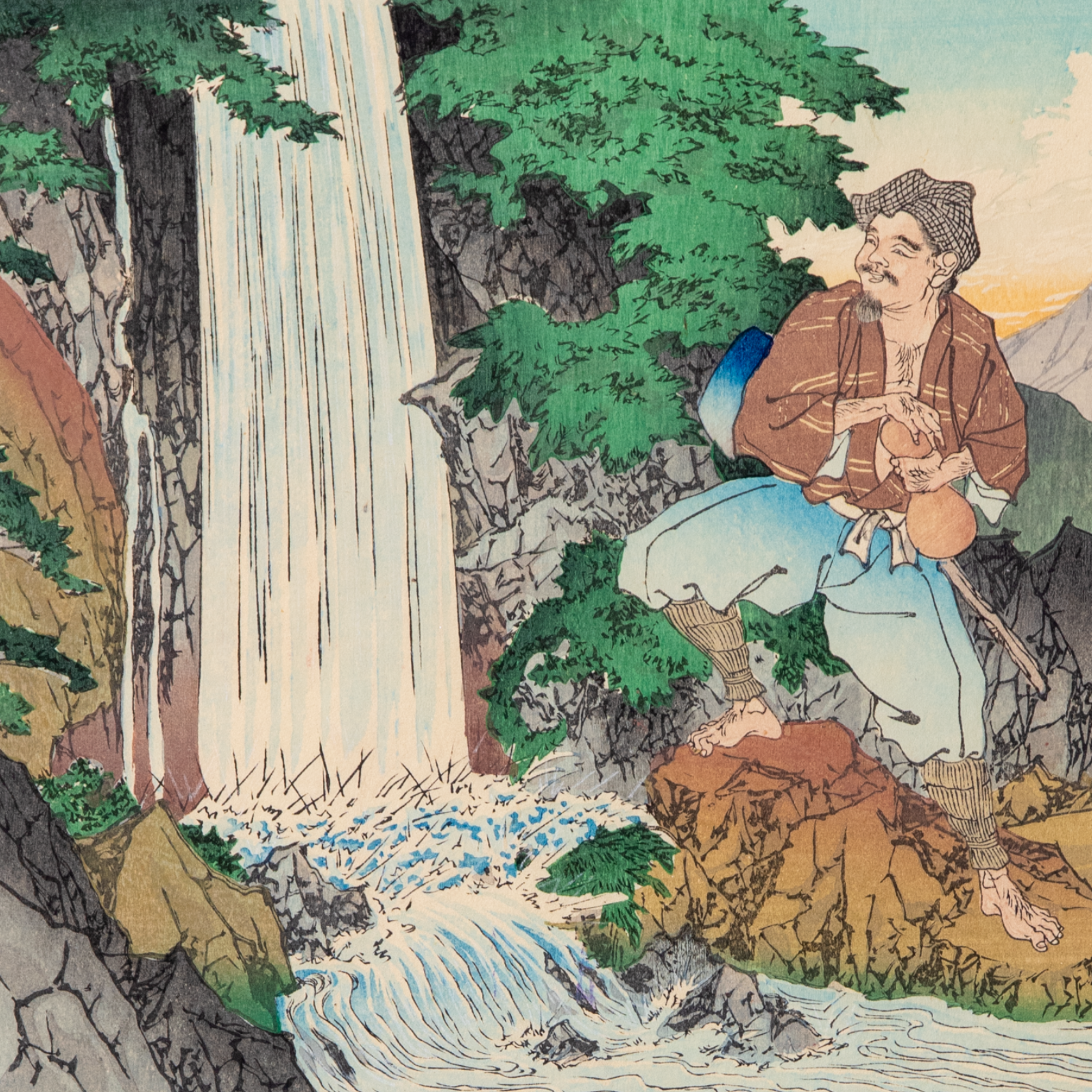 Adachi Ginko Woodblock Print Dai Nihon Shiryaku Zukai Historical Scenes Meiji