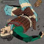 Inoue Tankei Woodblock Print Murakami Yoshiteru Kyodo Risshi Meiji