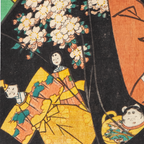 Utagawa Toyokuni III Woodblock Print Kabuki Portrait Nakamura Shikan