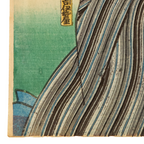 Toyokuni III Utagawa Woodblock Print Kabuki Actor Late Edo to Meiji