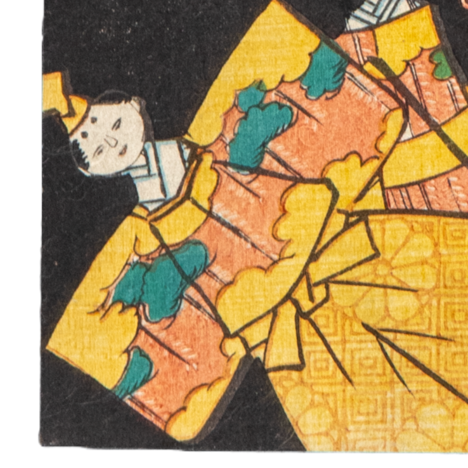Utagawa Toyokuni III Woodblock Print Kabuki Portrait Nakamura Shikan