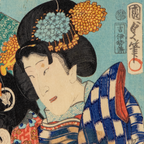 Utagawa Japanese Woodblock Print Kabuki Actor Portrait Meiji
