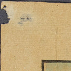 Antique Meiji Ukiyo-e Japanese Woodblock Print Hasegawa Chikuyo Ueno Toshogu