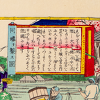 Hiroshige III Japanese Woodblock Print Dai Nihon Bussan Zukai Meiji