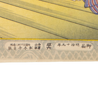 Inoue Tankei Woodblock Print Kirino Toshiaki Kyodo Risshi Meiji
